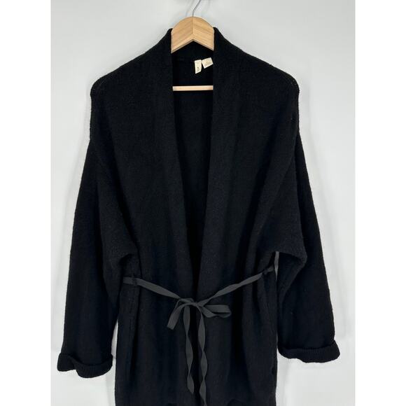 Anthropologie Moth Vallon Cardigan Belted Longline Duster Cozy Wrap Sweater - Picture 6 of 15